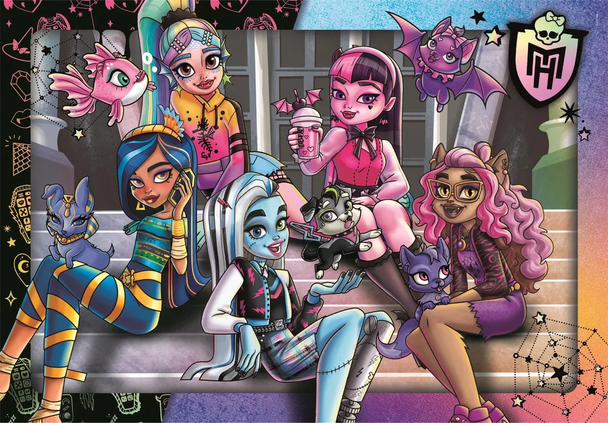 Clementoni Super Monster High Puzzel 180 Stukjes - Multikleur - afbeelding 2 van 6