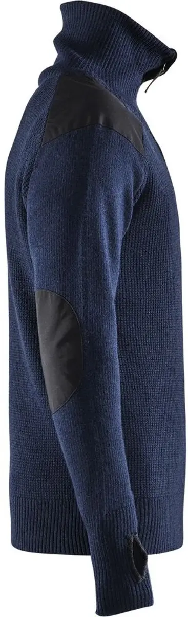 Blåkläder Wollen Sweater 4630-1071 - Donkerblauw/Grijs - L