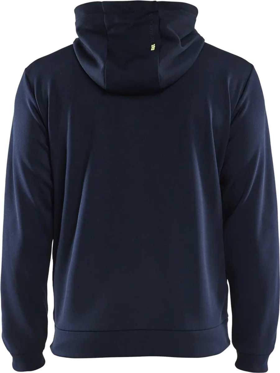Blåkläder Hoodie 3363-2526 - Donker marineblauw/High Vis Geel - XXL