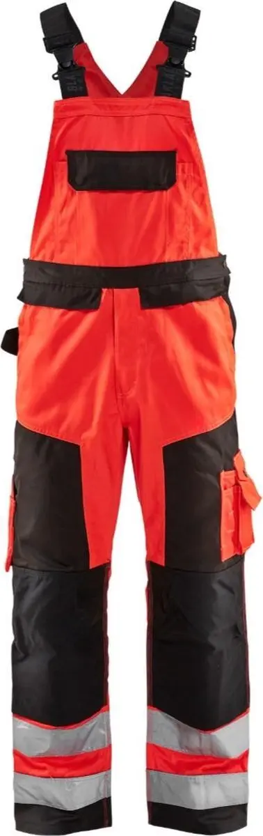 Blåkläder Bretelbroek High Vis 2660-1804