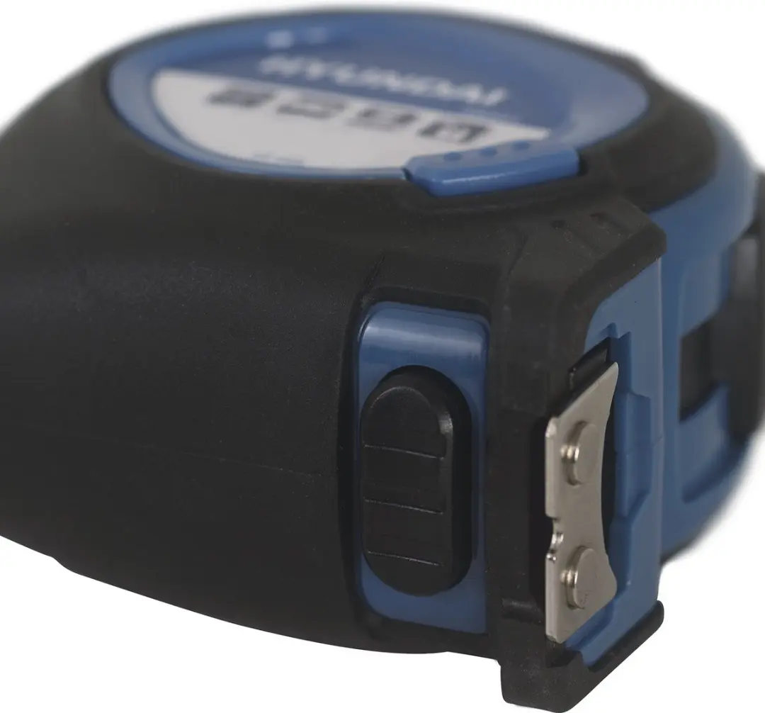 Hyundai Rolbandmaat 59331 - 25mm x 8m - Zwart/Blauw