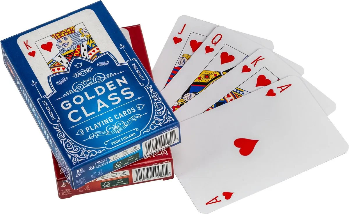 Tactic Golden Class Speelkaarten - 00489