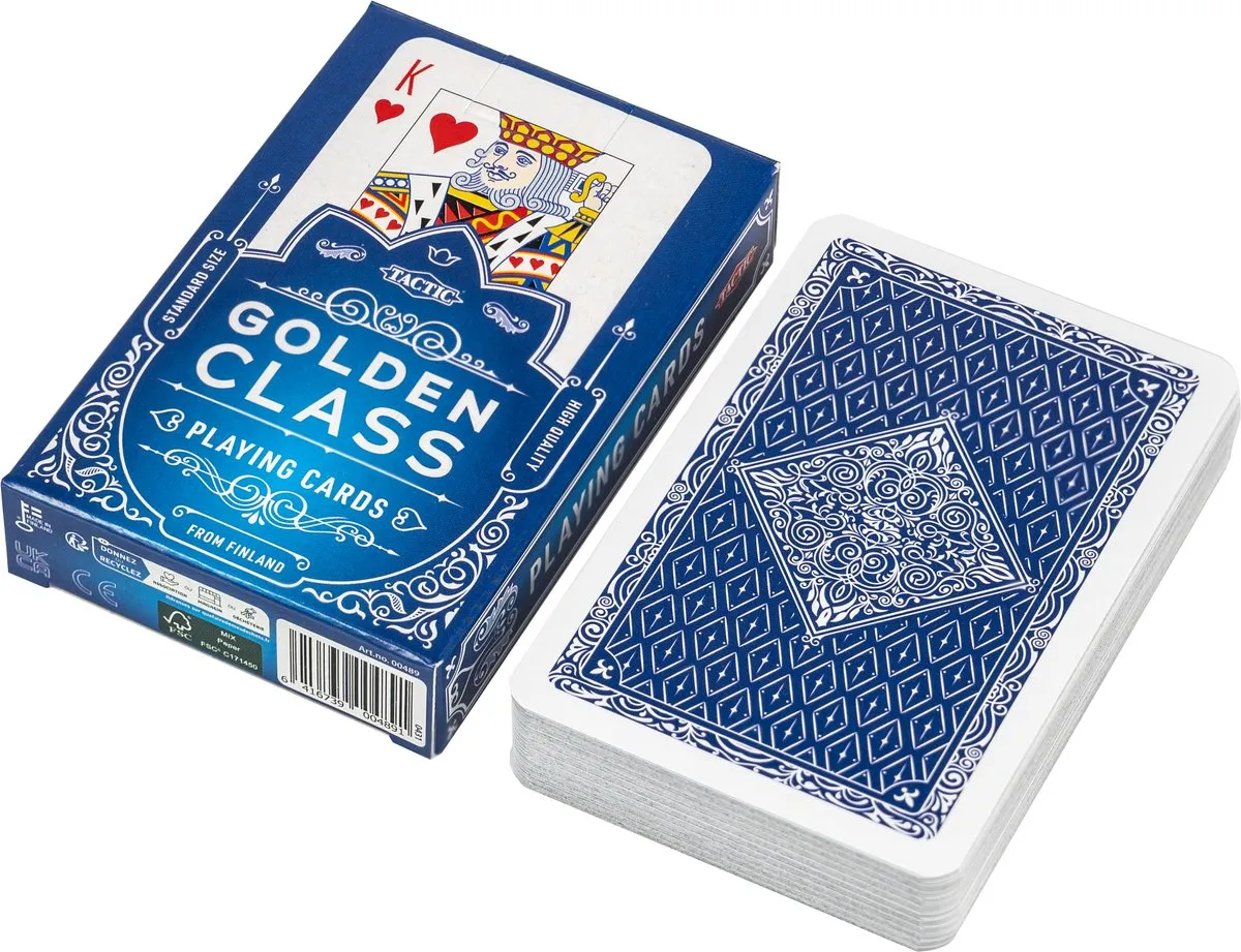 Tactic Golden Class Speelkaarten - 00489