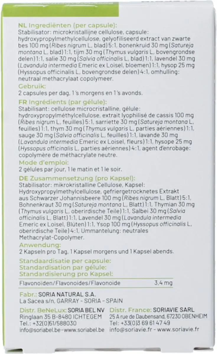 Soria Natural Alerdin XXI 14-C 30 Capsules