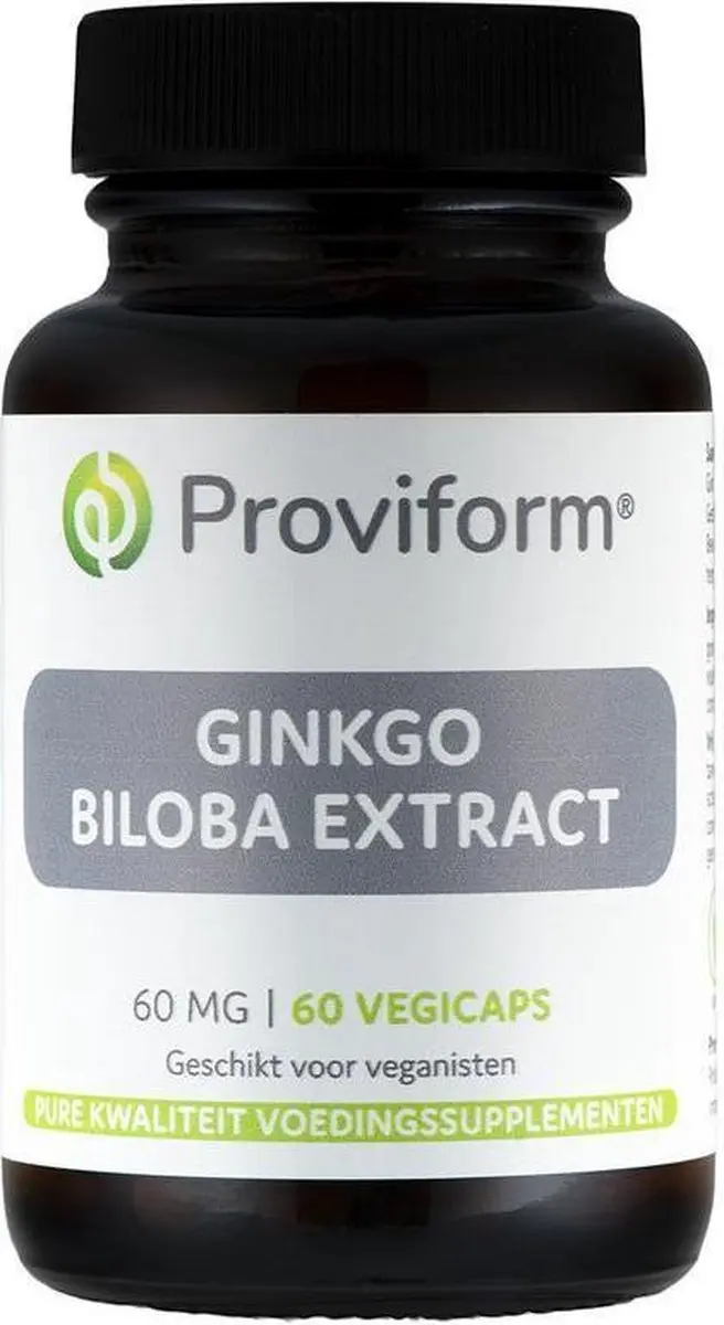 Proviform Ginkgo biloba 60mg Voedingssupplement - 60 Capsules