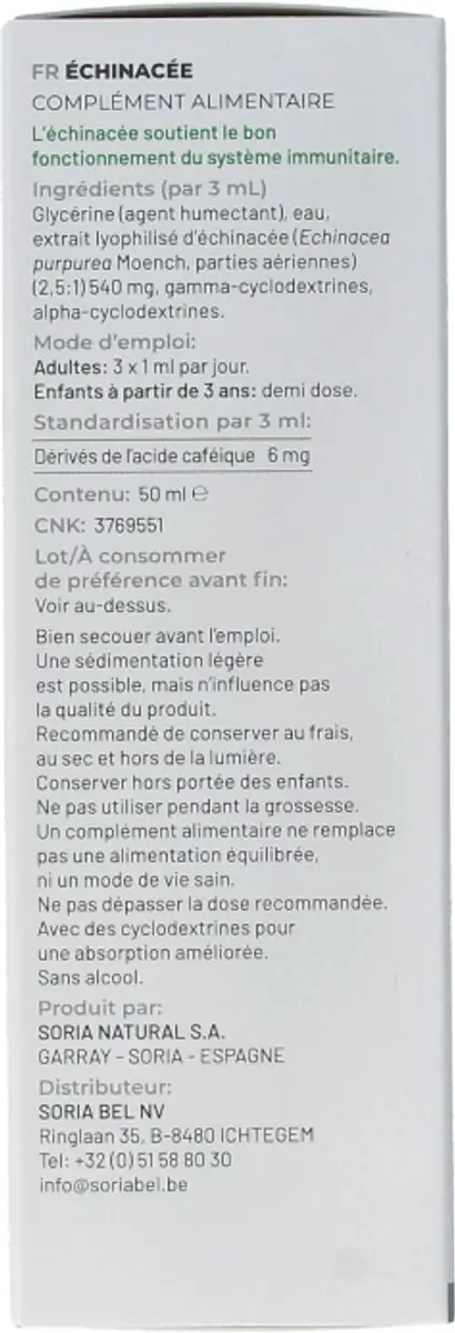 Soria Natural Echinacea 50ml