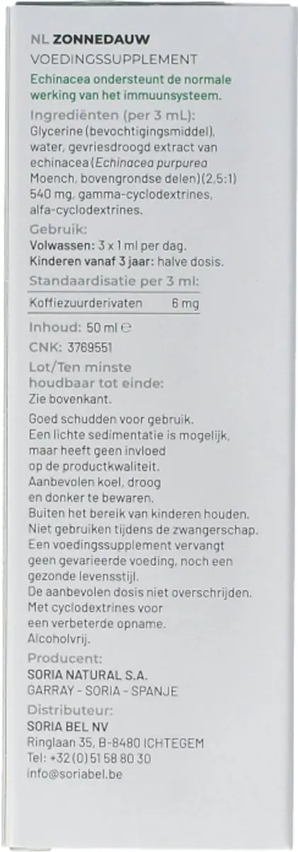 Soria Natural Echinacea 50ml