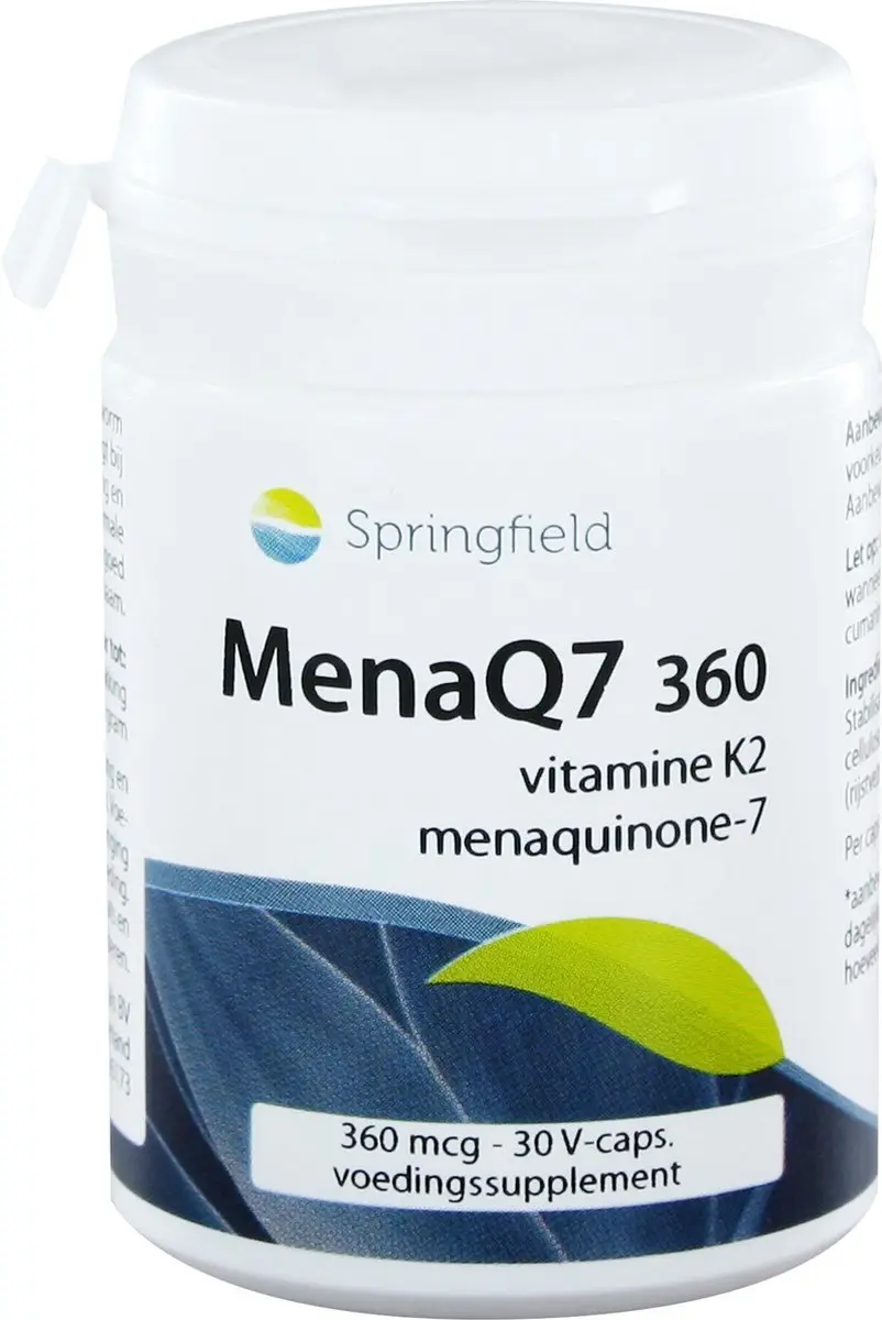 Springfield MenaQ7-360 Vitamine K2 360mcg