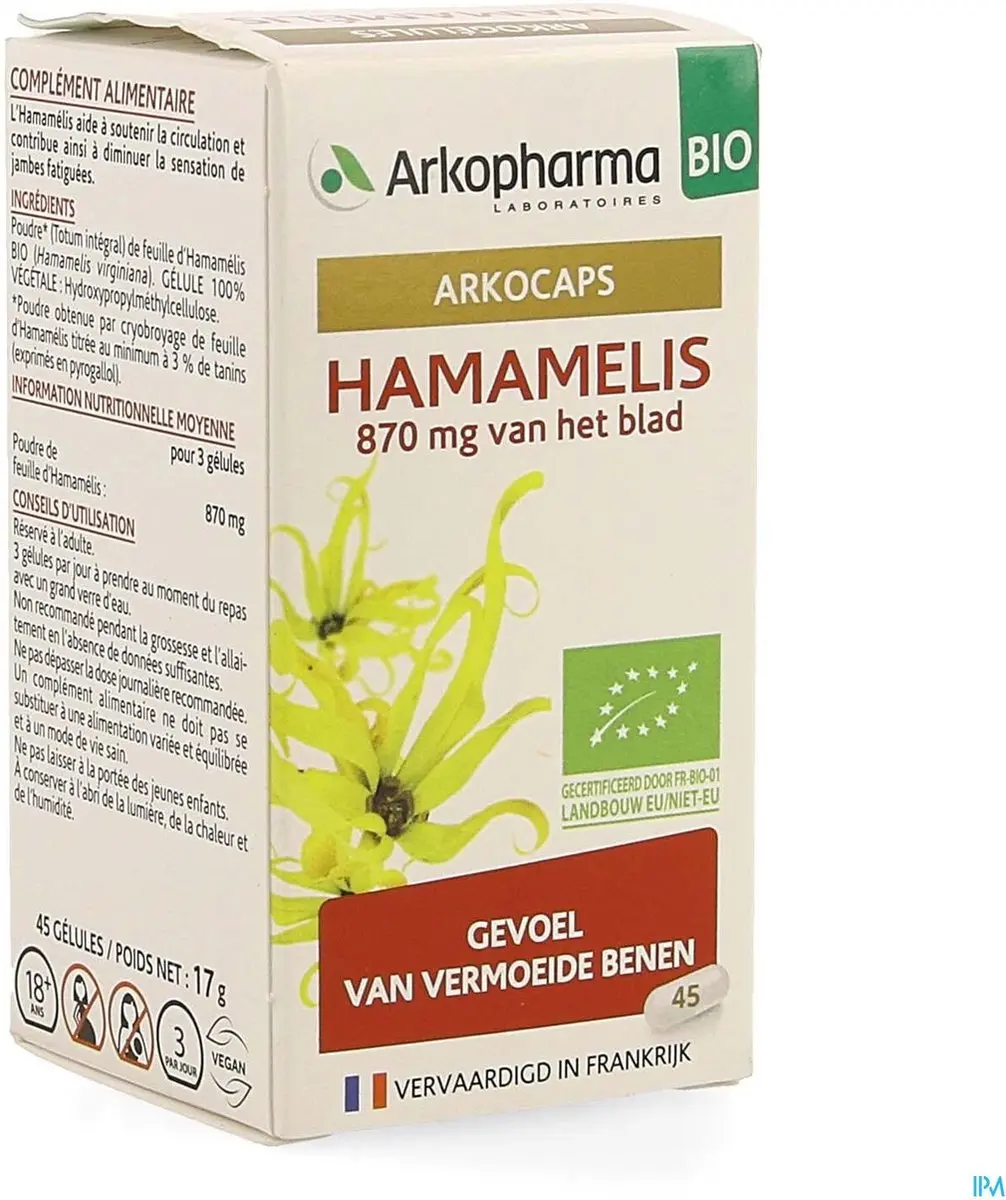 Arkopharma Arkocaps Hamamelis Bio 45 Capsules