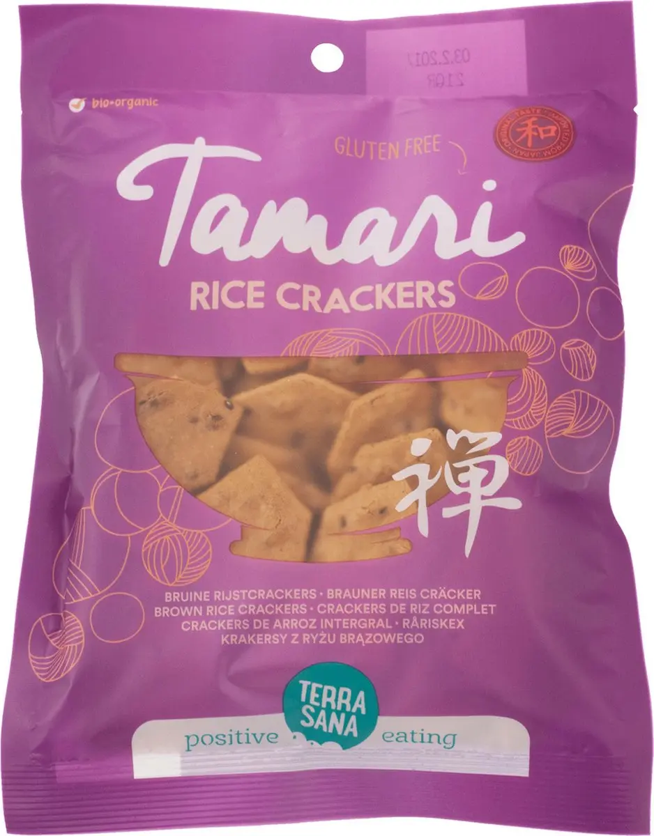 Terrasana Genmai Life Rijstcrackers Tamari 23ml