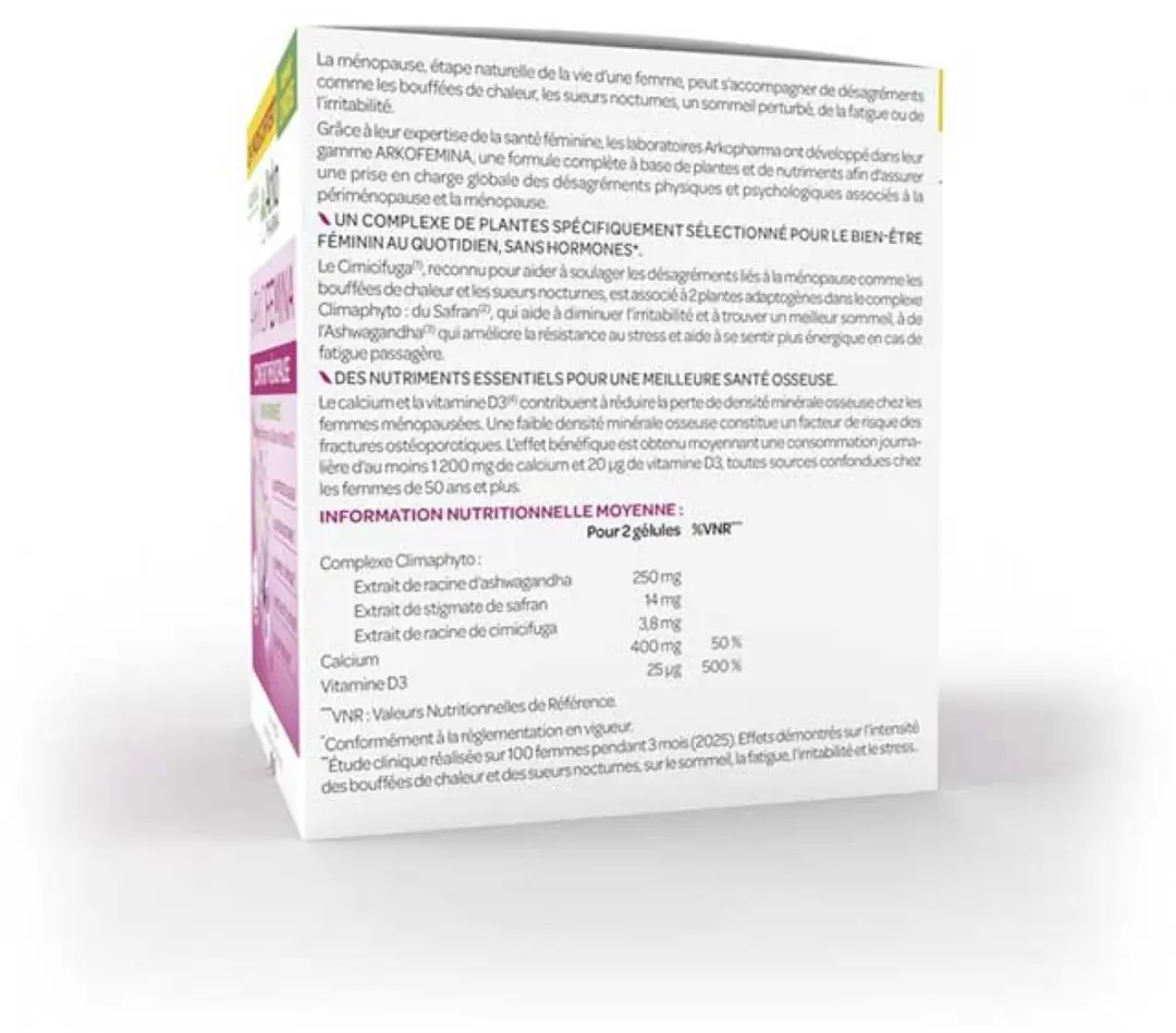 Arkopharma Arko Femina Pijnlijke Menstruatie Tabletten - 30 Stuks