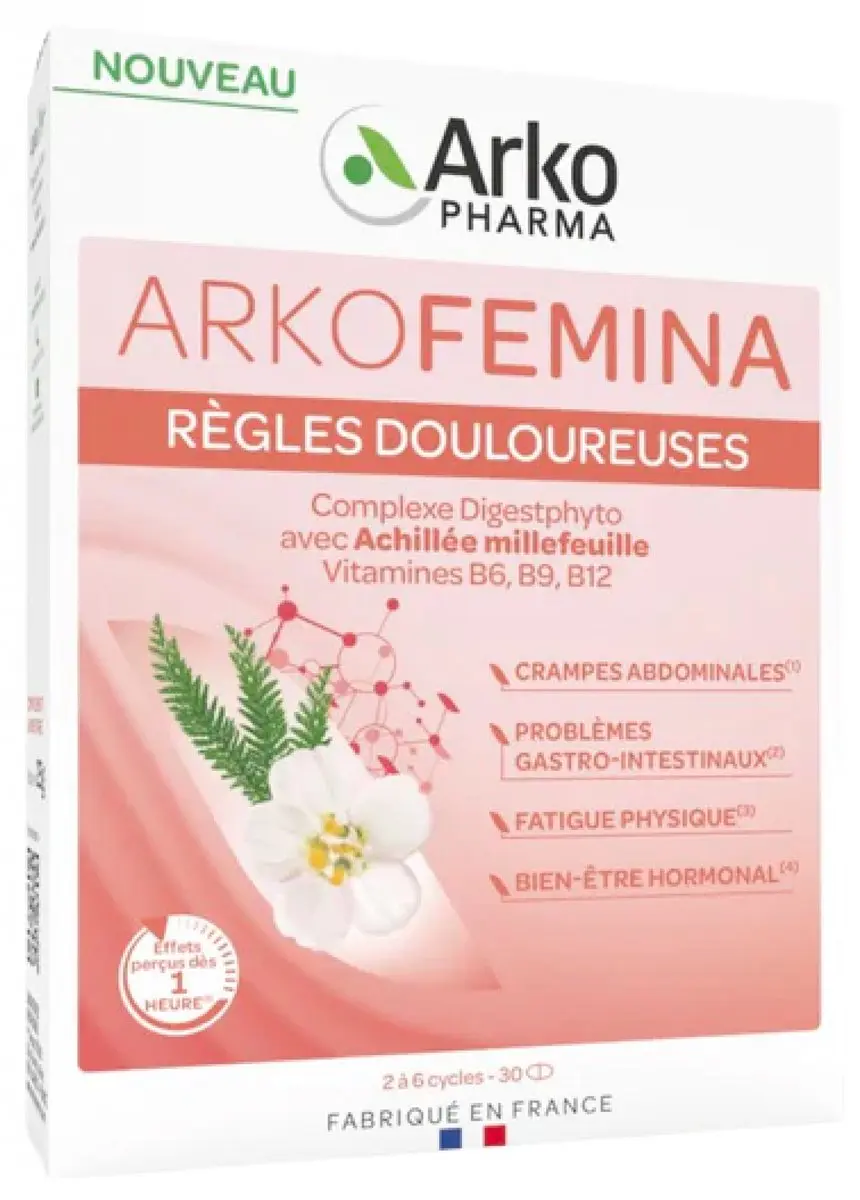 Arkopharma Arko Femina Pijnlijke Menstruatie Tabletten