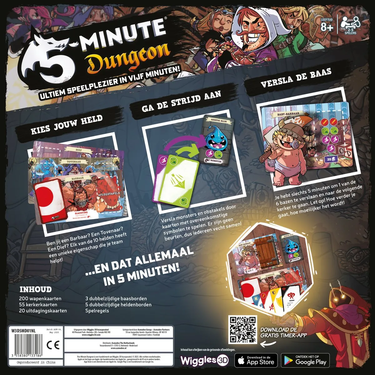 Asmodee 5 Minute Dungeon Kaartspel NL
