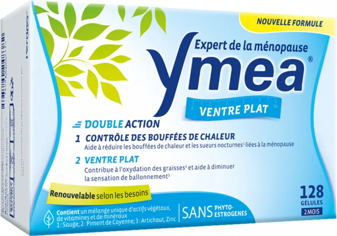 Ymea Menopauze Opvliegers & Platte Buik 128 Capsules