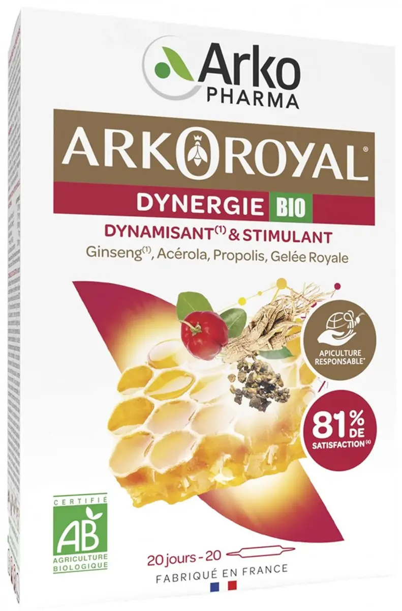 Arkopharma Arko Royal Dynergie Bio 20 Ampullen