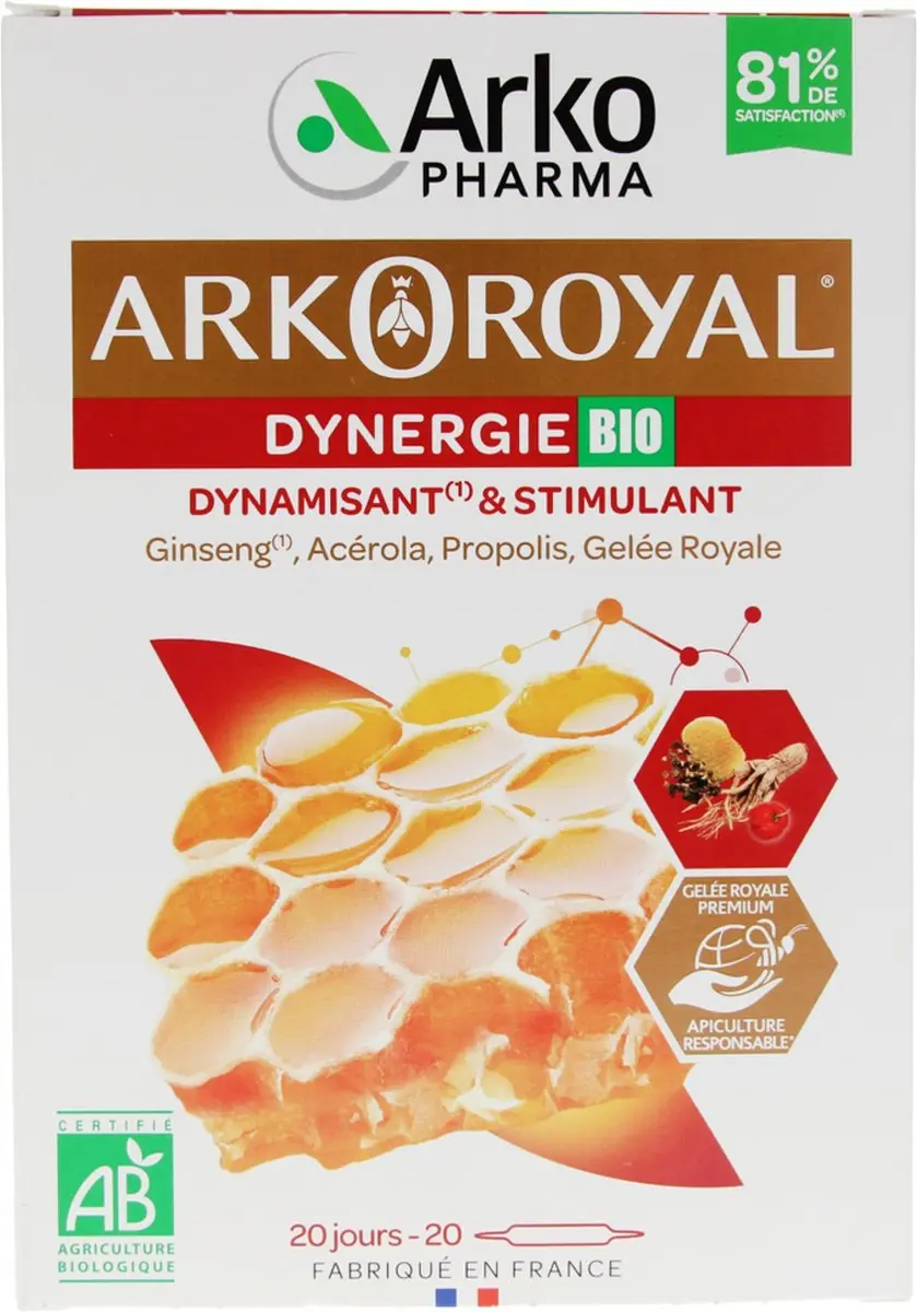 Arkopharma Arko Royal Dynergie Bio 20 Ampullen - 200ml