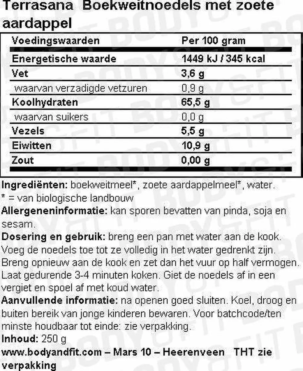 Terrasana Boekweit Noedels 250g