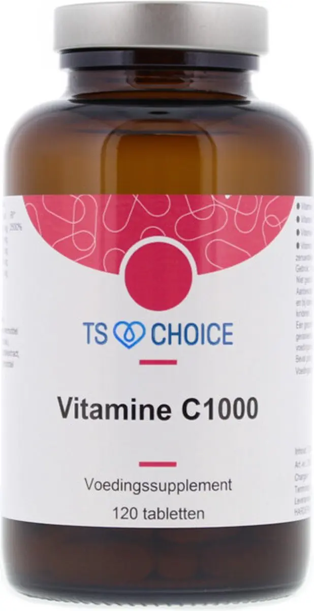 TS Choice Vitamine C 1000mg & Bioflavonoïden 120 Stuks