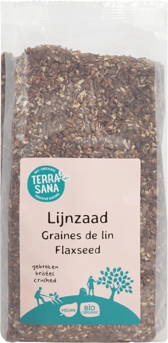 Terrasana Raw Lijnzaad Gebroken 400g