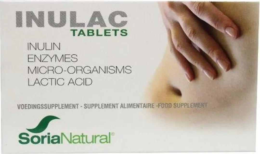 Soria Natural Inulac Zuigtabletten 30 Stuks