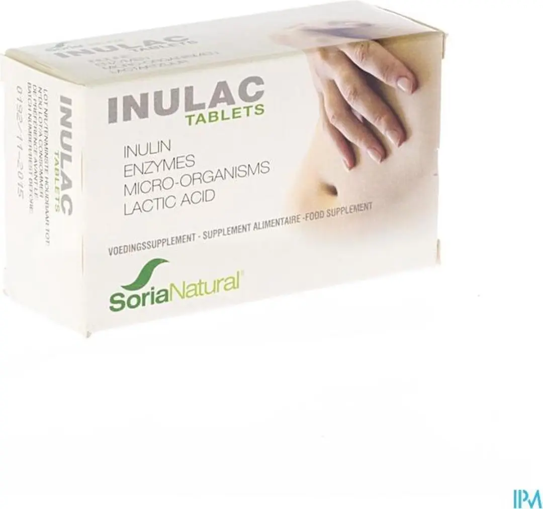 Soria Natural Inulac Zuigtabletten 30 Stuks