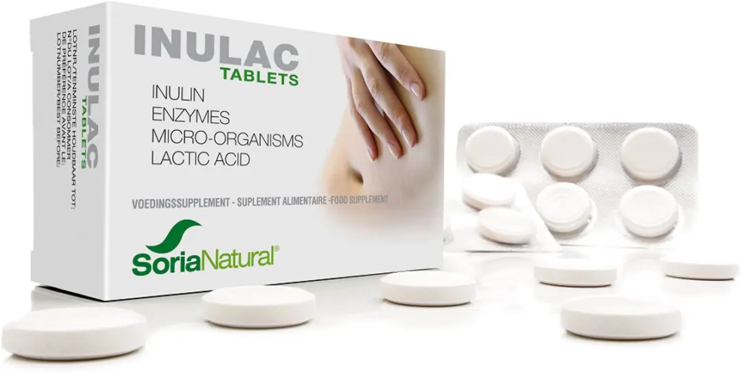 Soria Natural Inulac Zuigtabletten 30 Stuks