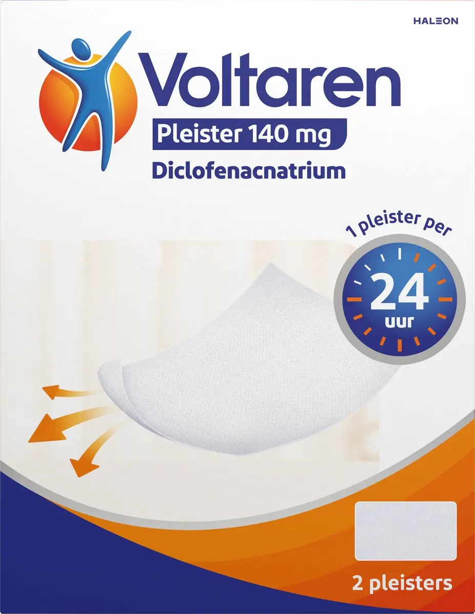 Voltaren Pleister 140mg Diclofenacnatrium - 2 Stuks