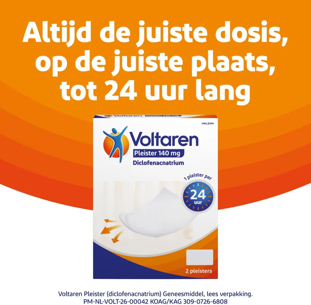 Voltaren Pleister 140mg Diclofenacnatrium - 2 Stuks