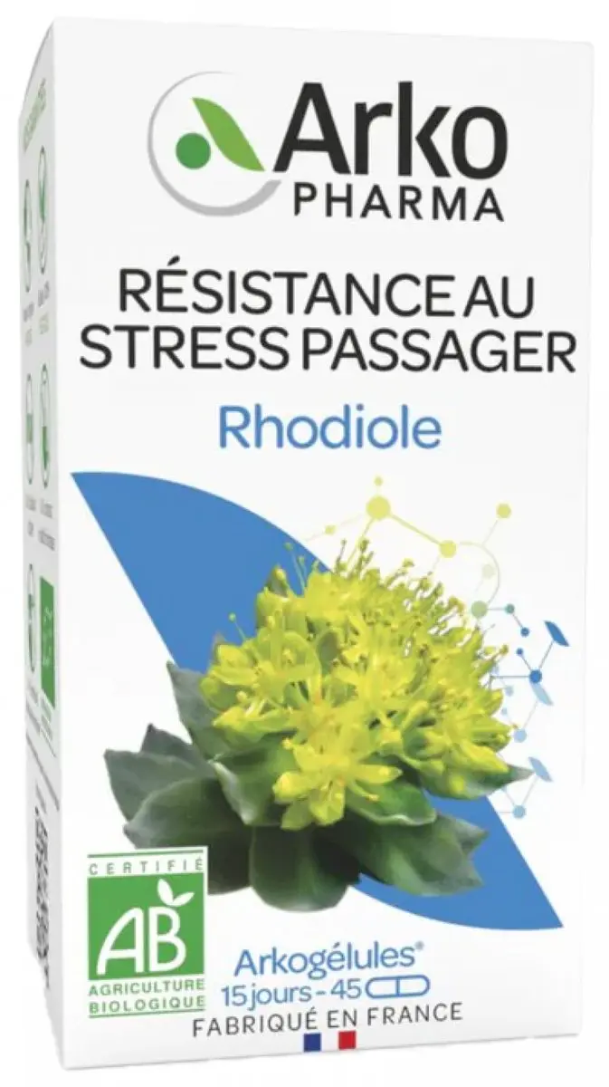 Arkopharma Arkogélules Rhodiole Bio 45 capsules