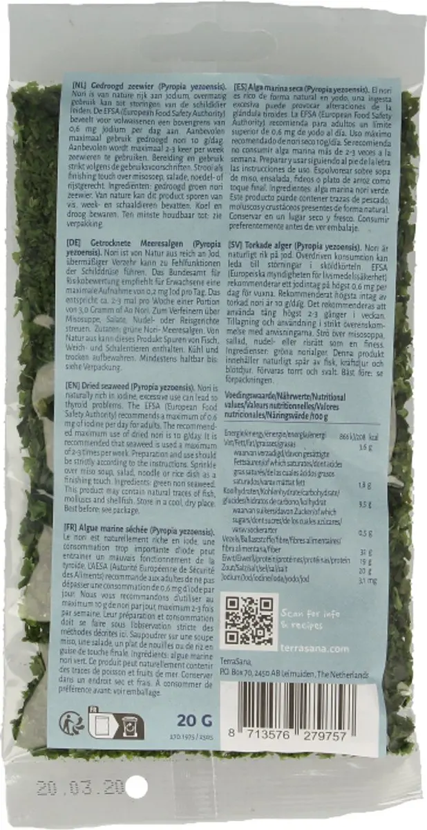 Terrasana Ao Nori-Condiment 20g
