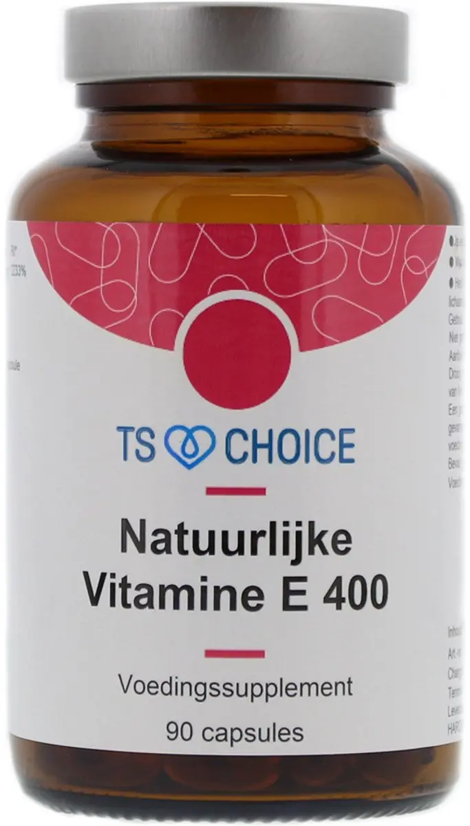 TS Choice Natuurlijke Vitamine E 90 Capsules