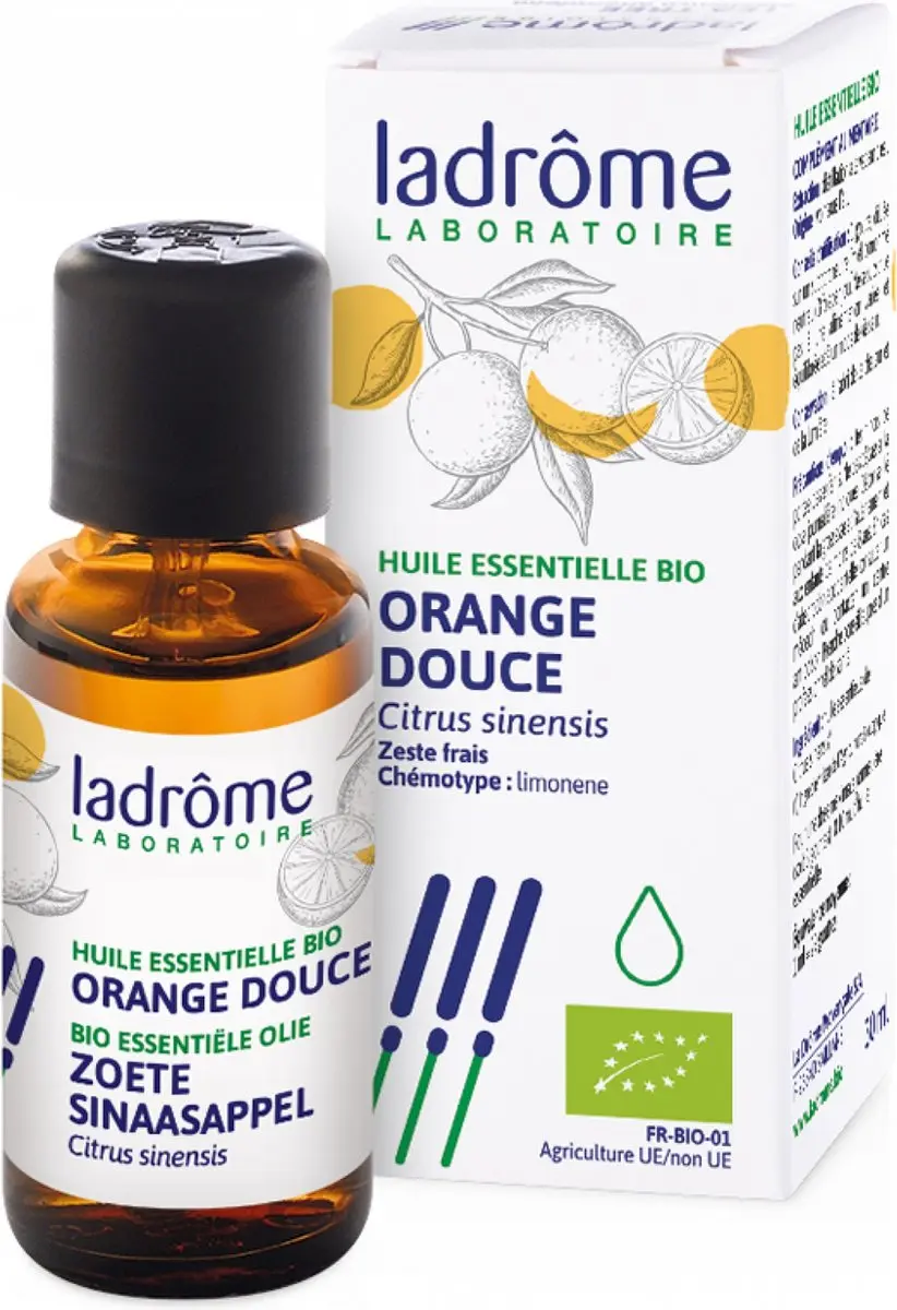 Ladrôme Essentiële Olie van Zoete Sinaasappel (Citrus Sinensis) Biologisch 30