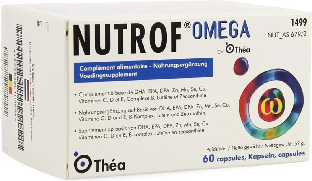 Thea Nutrof Omega Voedingssupplement 60 Capsules