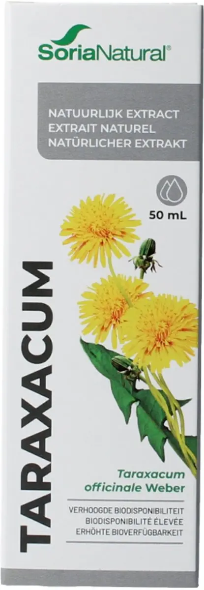 Soria Natural Taraxacum officinalis Extract 50ml