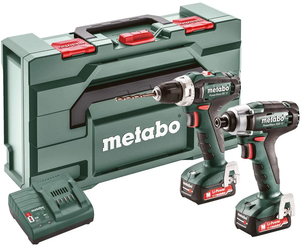 Metabo PowerMaxx BS 12 & SSD 12 Combo Set