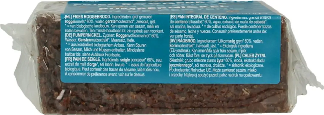 Terrasana Fries Roggebrood 500g