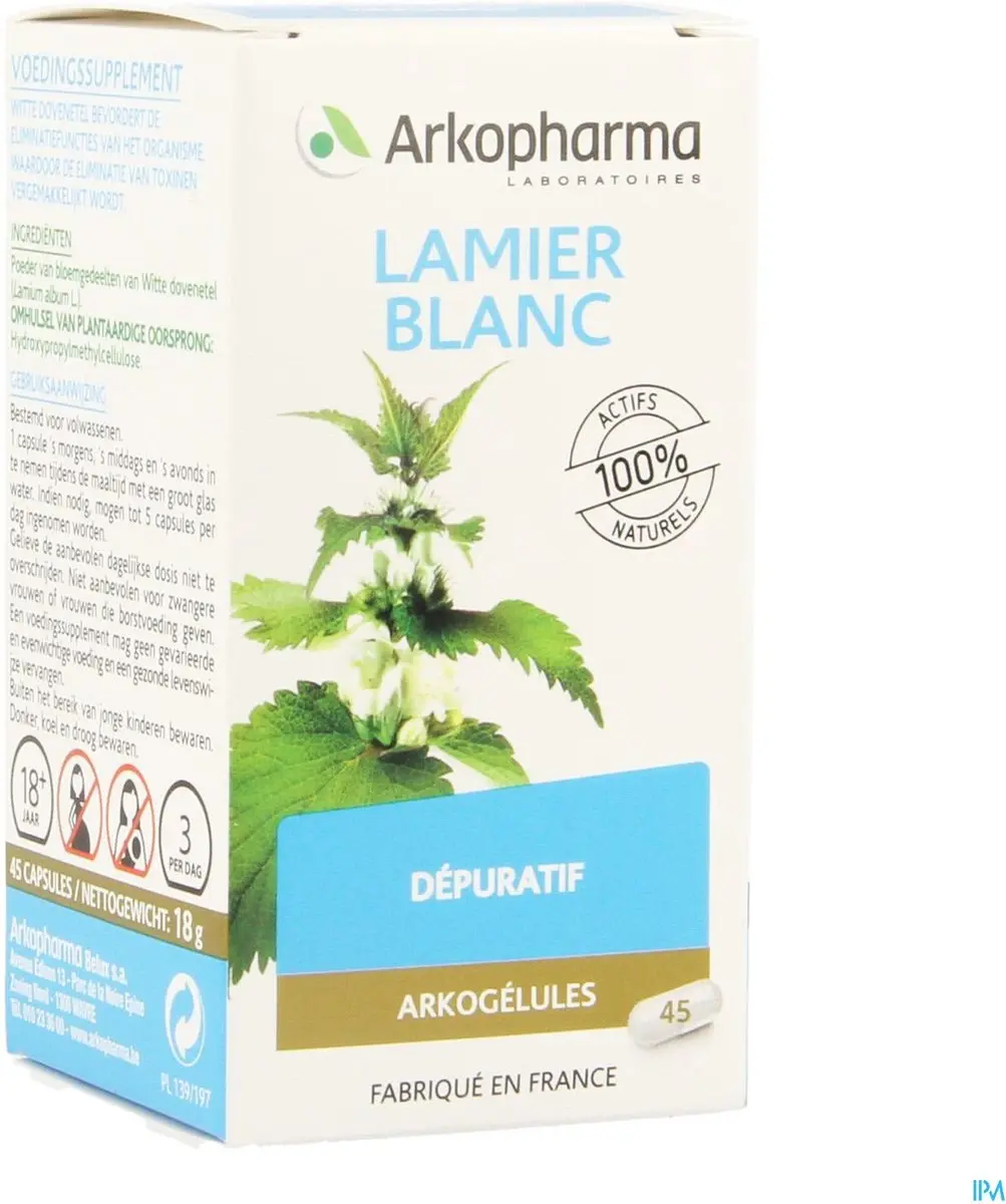 Arkopharma Arkocaps Witte Dovenetel 45 Capsules