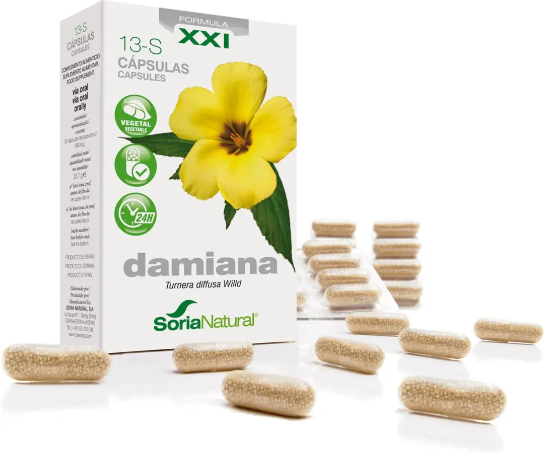 Soria Natural Damiana XXI 30 Tabletten