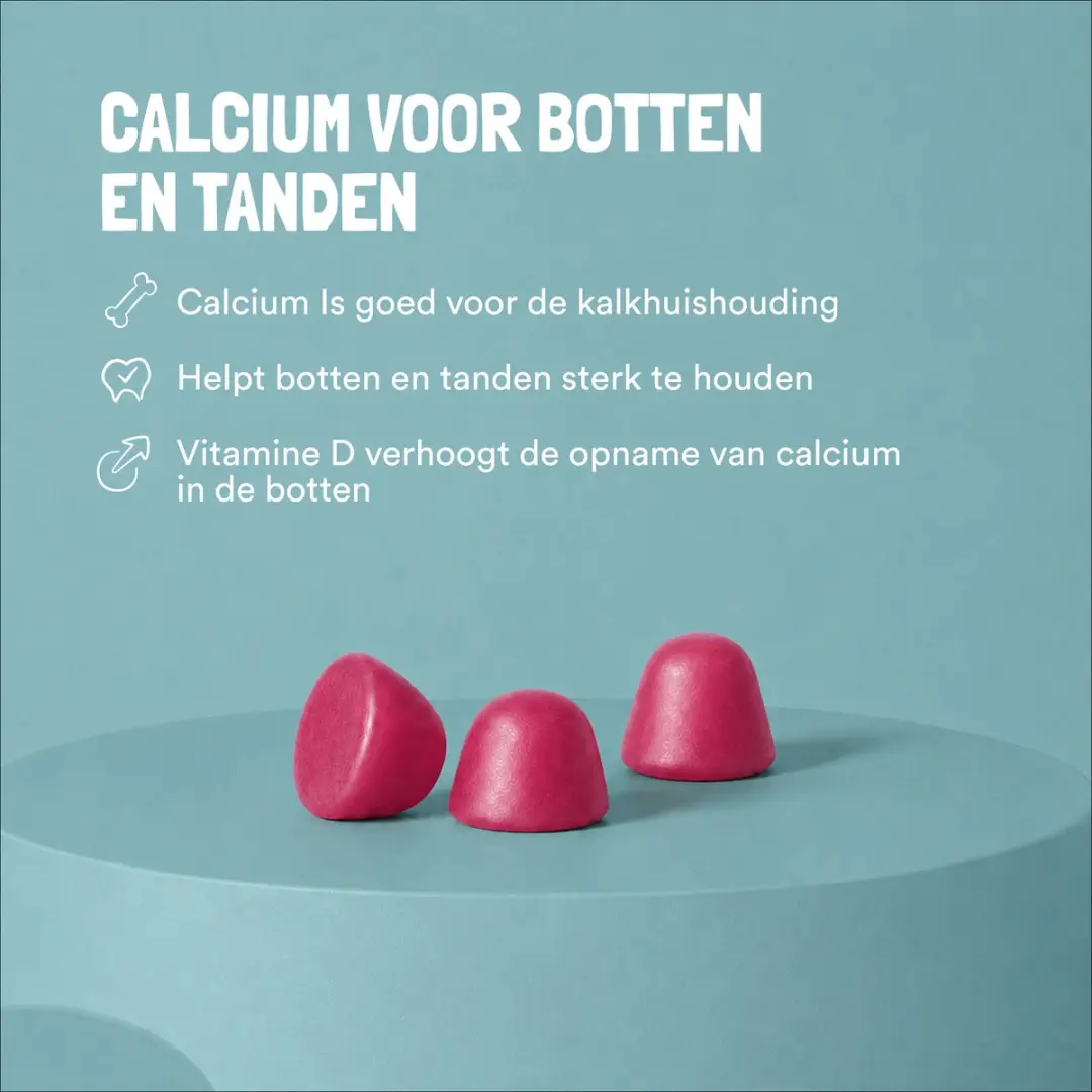 Yummygums Calcium Vitamine D3 Gummies 30 Stuks