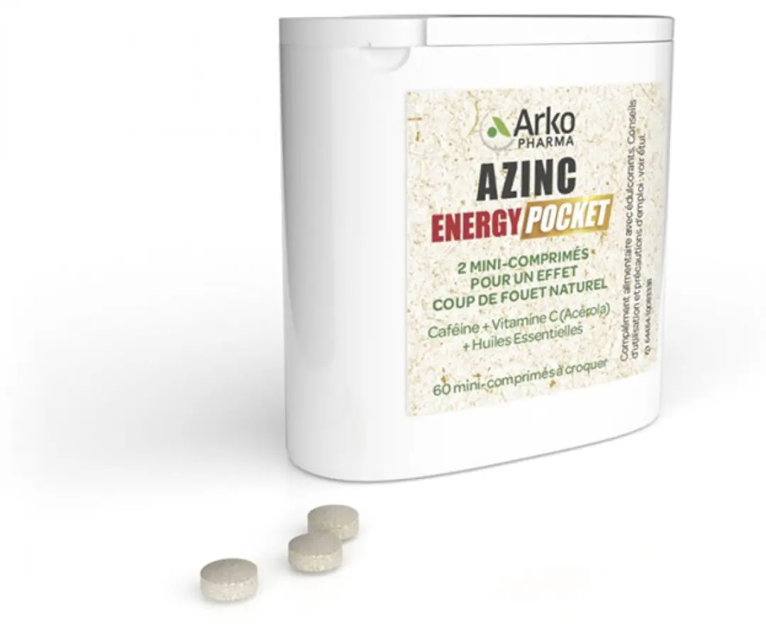 Arkopharma Azinc Energy Pocket 60 Mini-tabletten