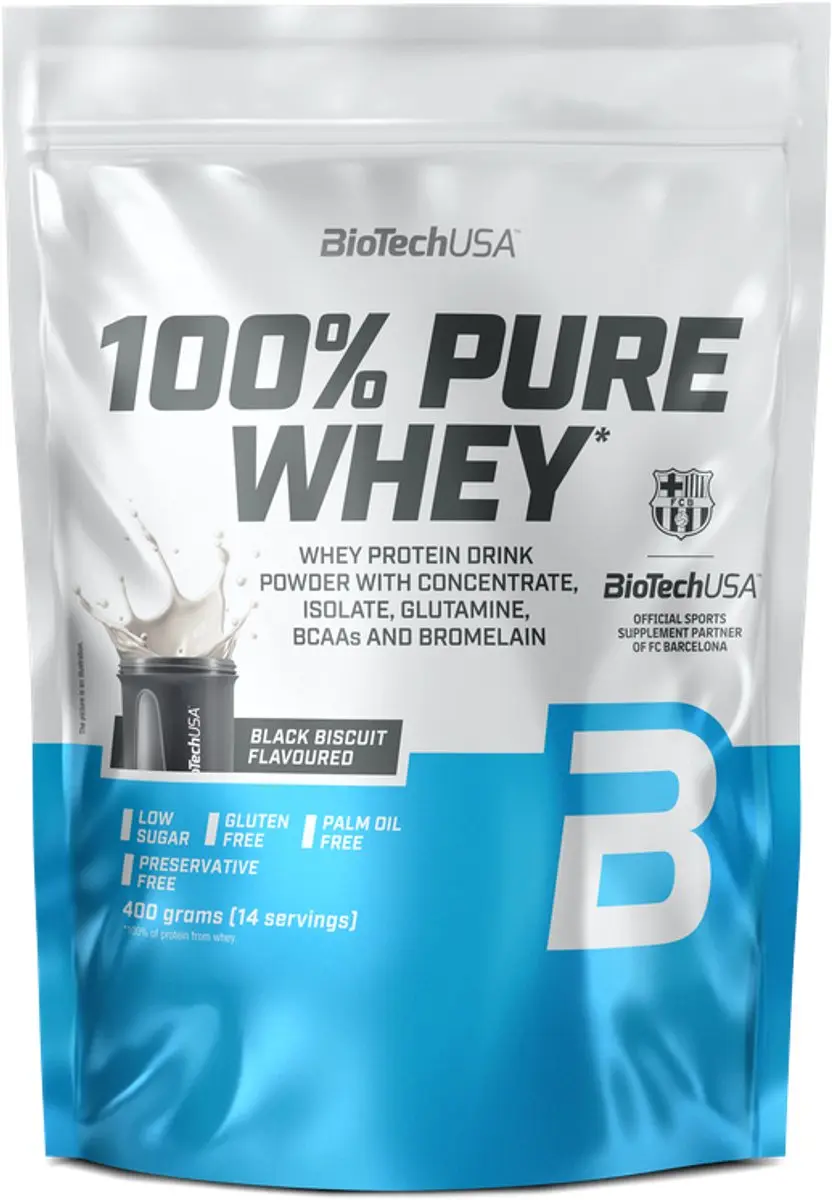 BioTechUSA 100% Pure Whey Eiwitpoeder 400g