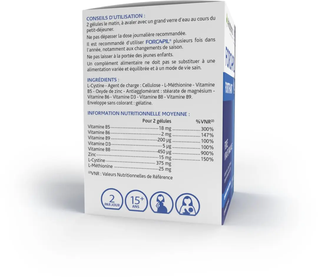 Arkopharma Forcapil 60 Capsules - 1 Maand
