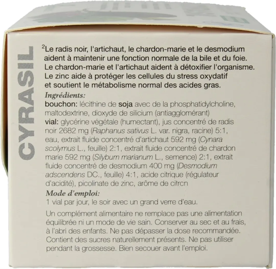 Soria Natural Cyrasil 15 Ampullen 150ml