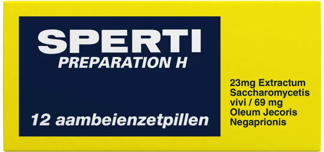Sperti Preparation H Aambeienzetpillen - 12 Stuks