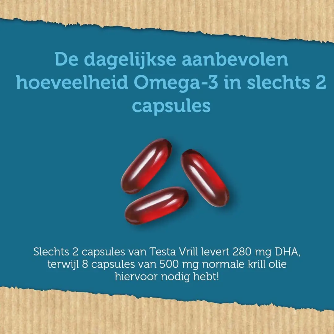 Testa Omega-3 Algenolie 60 Capsules - 37.5g