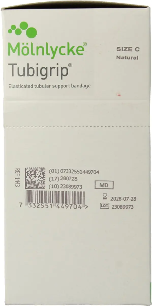 Tubigrip C 1443 Compressieverband 10m x 6,75cm - Wit