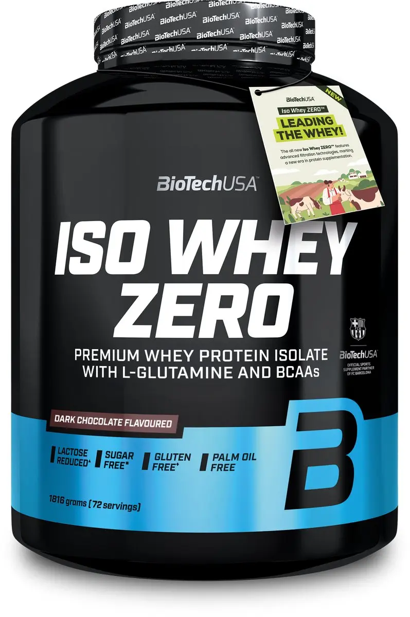 BioTechUSA Iso Whey Zero Pure Chocolade 1816g