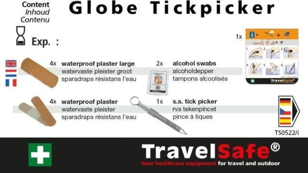 Travelsafe Teken Verwijder Set - 14-delig