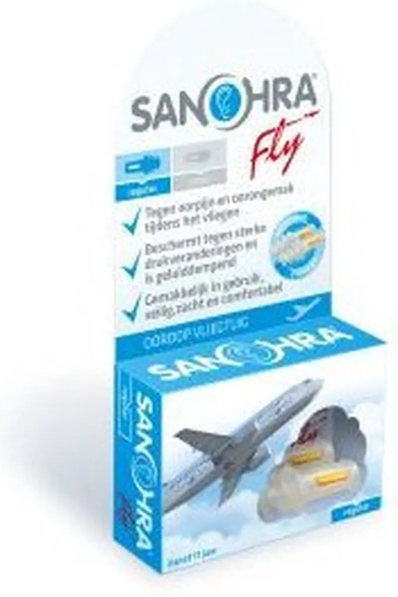 Travelsafe Sanohra Vliegtuig Oordoppen