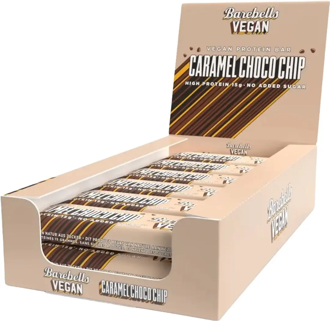 Barebells Vegan Proteinrepen Caramel Choco Chip
